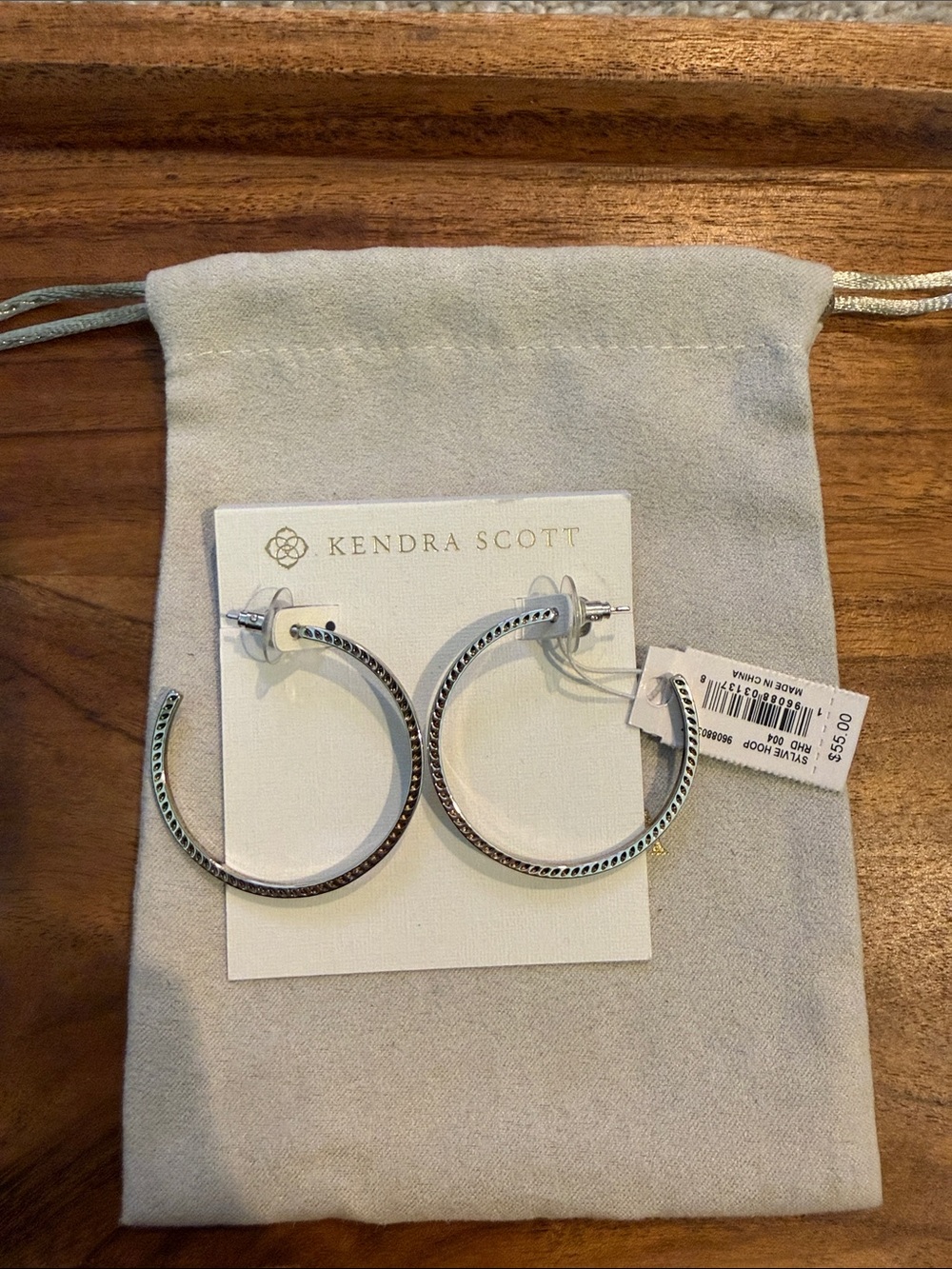 Kendra Scott Sylvie Hoop Silve
